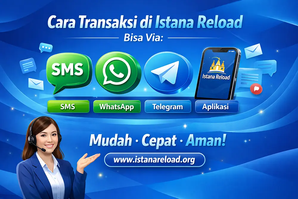 Cara Transaksi Isi Jual Pulsa